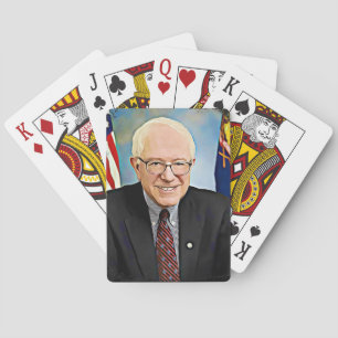 Jeu De Cartes Bernie Sanders soutient l'Art numérique à jouer de
