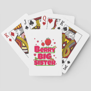 Jeu De Cartes Berry Big Sister - Pun mignonne aux fraises