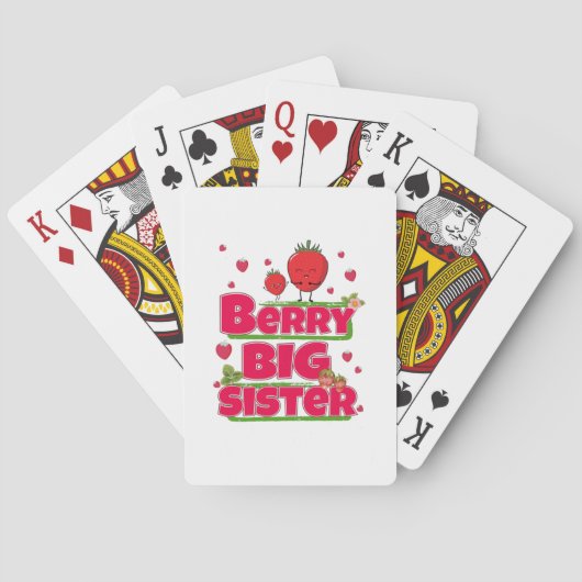 Jeu De Cartes Berry Big Sister - Pun mignonne aux fraises (dos)