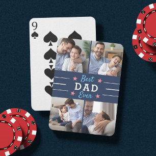 Jeu De Cartes Best Dad Ever   Kids Photo Collage