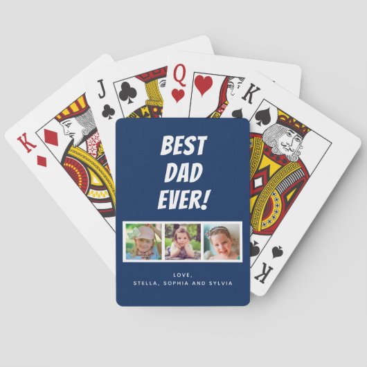 Jeu De Cartes Best Papa Ever 3 Photos (dos)