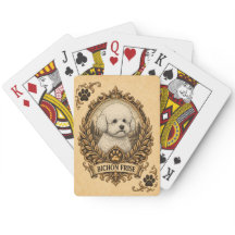 Bichon Frise, Chien de Patrimoine Vintage