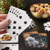 Jeu De Cartes Bichon Frise Halloween effroi (In Situ)