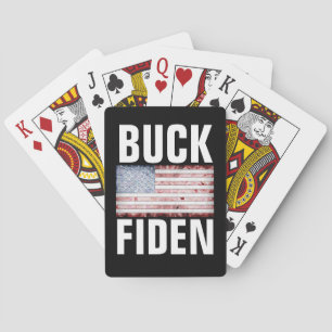 JEU DE CARTES BIDEN BUCK FIDEN FUNNY PLAYCARDS
