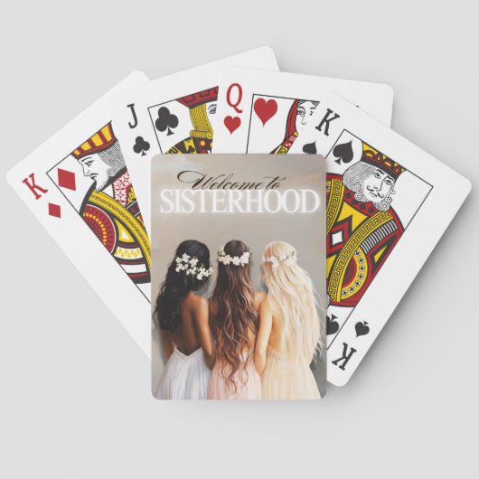 Jeu De Cartes Bienvenue À La Sisterhood (dos)
