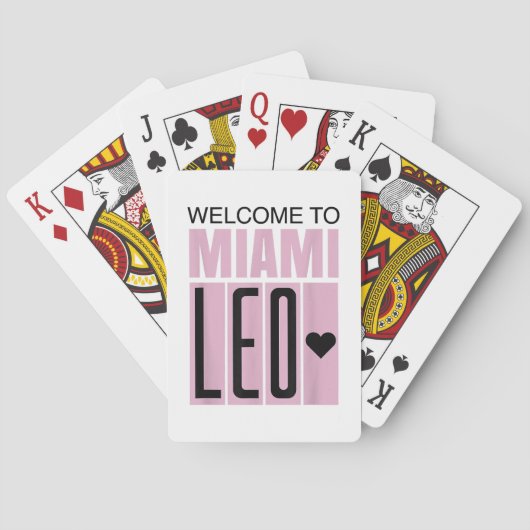 Jeu De Cartes Bienvenue à Miami Leo 10 - GOAT (dos)