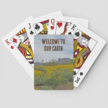 Bienvenue Cabine Rustic Southwest Flowers House In