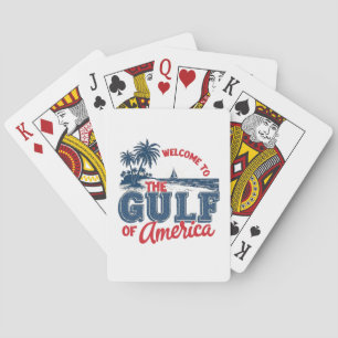 Jeu De Cartes Bienvenue dans le Golfe d'Amérique Immigrant Mexic
