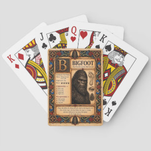 Jeu De Cartes Bigfoot, Art du Bestiaire Médiéval
