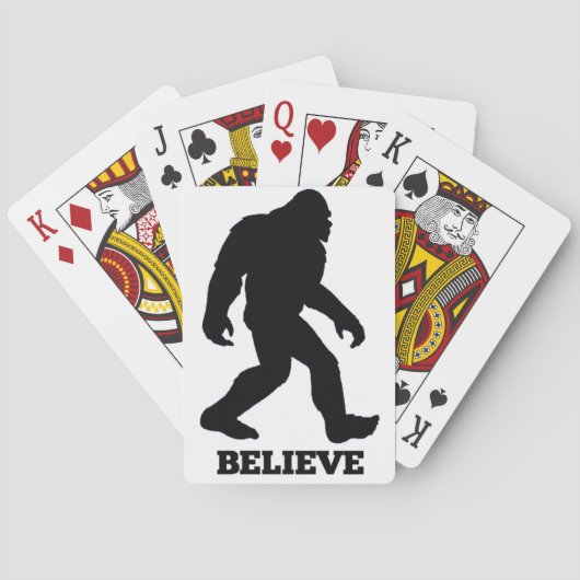 Jeu De Cartes Bigfoot CROIRE Sasquatatch (dos)