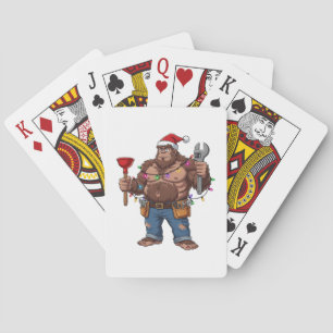 Jeu De Cartes Bigfoot Sasquatch Plombier Noël 2026 Vacances