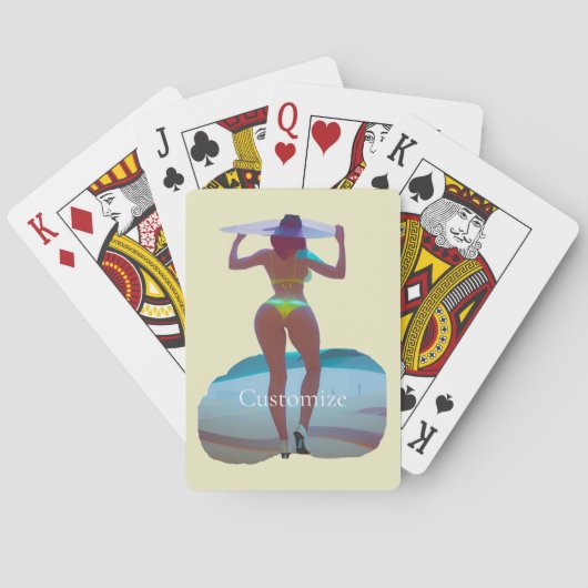 Jeu De Cartes Bikini Booty Beach Girl Thunder_Cove (dos)
