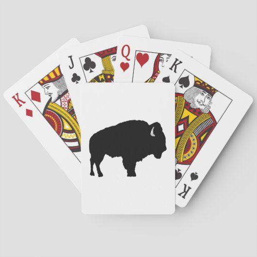 Jeu De Cartes Bison américain (dos)