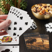 Jeu De Cartes Bison d'Amérique Grandes Plaines ANIMAUX (In Situ)