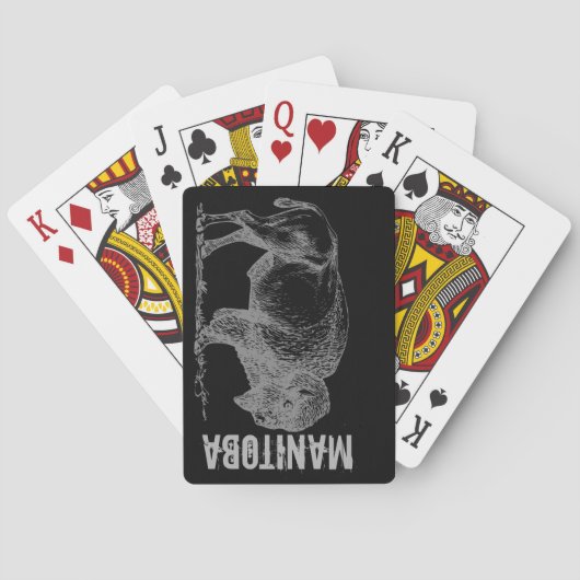 Jeu De Cartes Bison du Manitoba (dos)