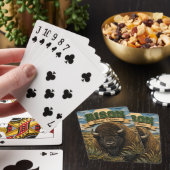 Jeu De Cartes Bison Grandes Plaines POPCUT (In Situ)