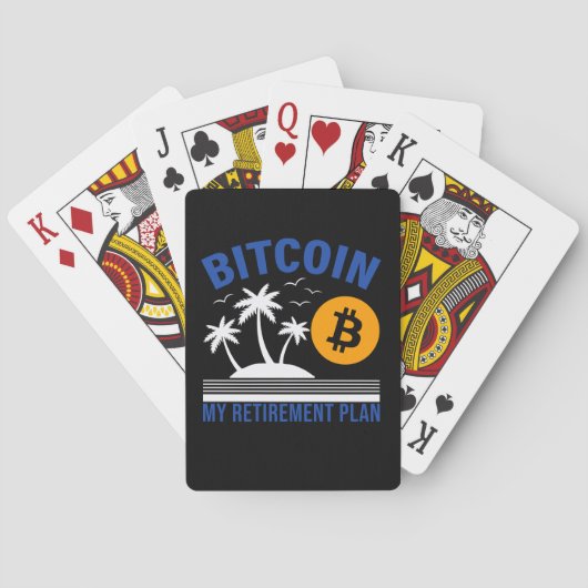 Jeu De Cartes Bitcoin My Retirement, Island Vibes Tropical  (dos)