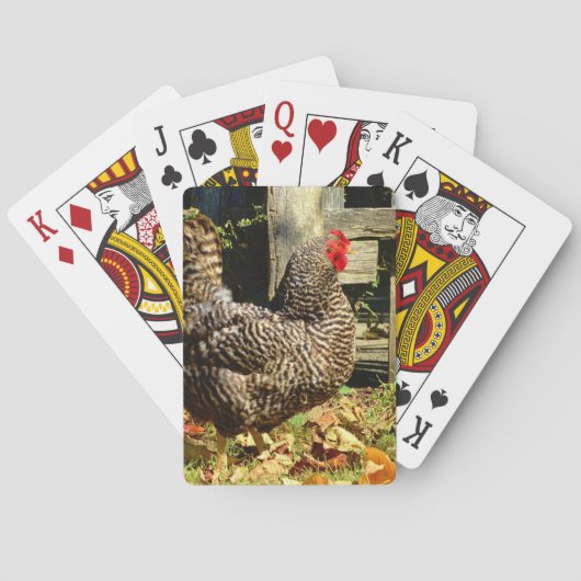 Jeu De Cartes Black and white chicken (dos)