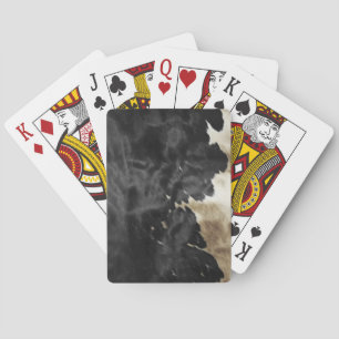 Jeu De Cartes Black Gold Western Cowhide