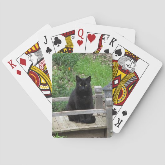 Jeu De Cartes Black Kitty Bridge Jouer des cartes (dos)
