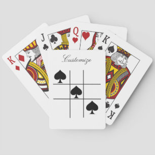 Jeu De Cartes Black Spades Tic Tac Toe Thunder_Cove