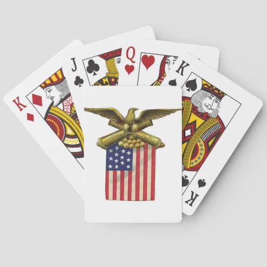 Jeu De Cartes Blanc rouge et bleu (dos)