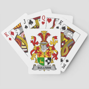 Jeu De Cartes Blason de la famille Sullivan