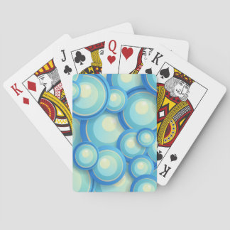 Jeu De Cartes bleu Abstrait en vert