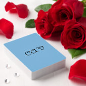 Jeu De Cartes Bleu de Cornflower (Insitu (Valentin))