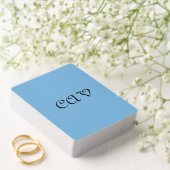 Jeu De Cartes Bleu de Cornflower (Insitu (Mariage))
