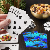 Jeu De Cartes Bleu électrique Flit de libellule (In Situ)