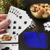 Jeu De Cartes Bleu électrique solide (In Situ)