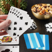 Jeu De Cartes Bleu et blanc (In Situ)