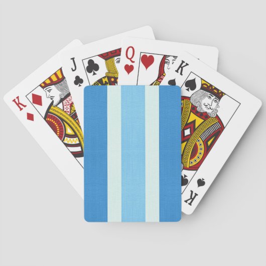 Jeu De Cartes Bleu et blanc (dos)