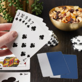 Jeu De Cartes Bleu et gris rayé (In Situ)