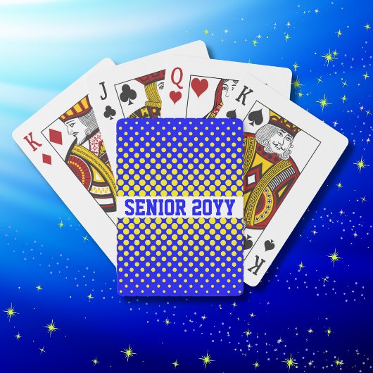 Jeu De Cartes Bleu et Jaune 2025 Lycée