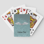 Jeu De Cartes Bleu gris ailes jouer cartes (dos)