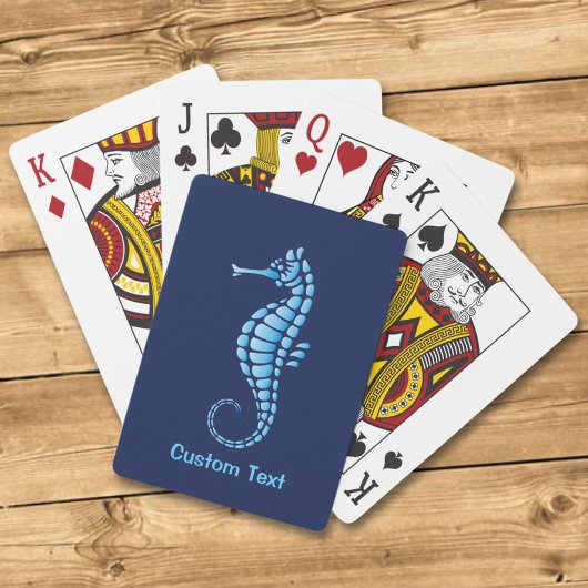 Jeu De Cartes Bleu marin