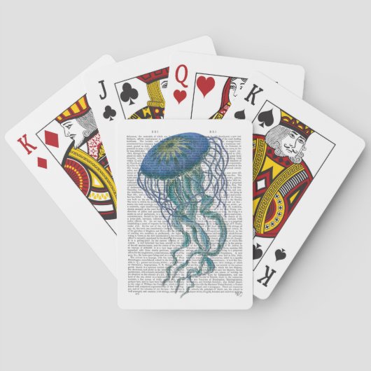 Jeu De Cartes Bleu méduse (dos)