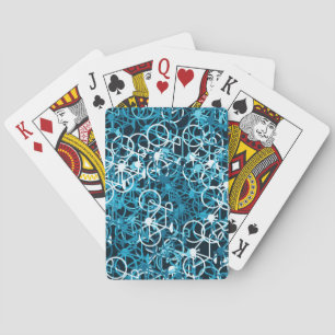 Jeu De Cartes Bleu Tone Bicycle Thématique Jouer Cartes