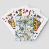 Jeu De Cartes Bleu Tropical Méditerranée (dos)