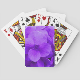 Jeu De Cartes Bleu violet Hydrangea