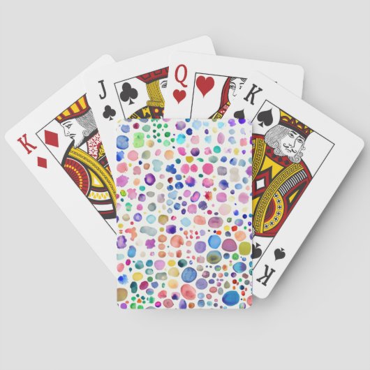 Jeu De Cartes Blobs aquarelle (dos)