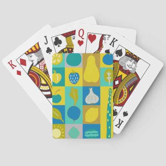 Jeu De Cartes Blocs végétariens I (dos)