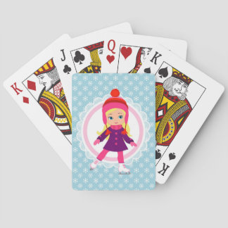Jeu De Cartes Blonde Ice Skater