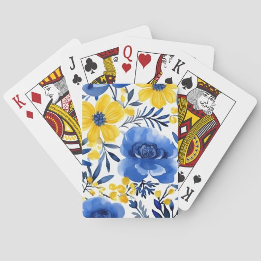 Jeu De Cartes BloomDeck : Blue & Gold Edition (dos)