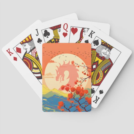 JEU DE CARTES BLOSSOM NATURE MOUNTAINE DRAGON (dos)