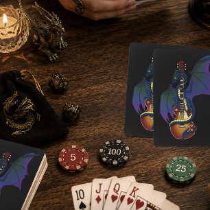 Jeu De Cartes Blue Dragon Sunburst Guitare Music