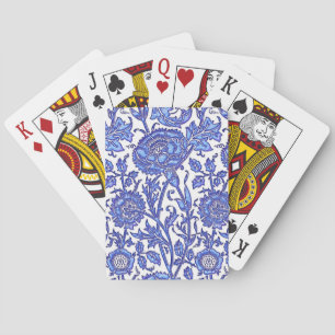Jeu De Cartes Blue Floral Chic