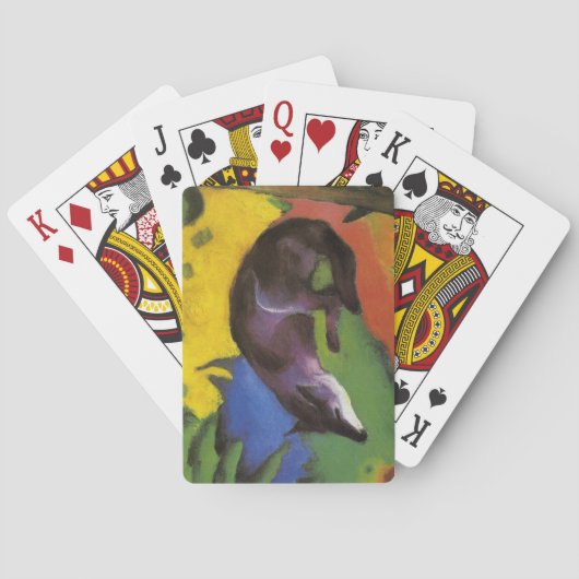 Jeu De Cartes Blue Fox (par Franz Marc) (dos)